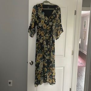 Nine West floral dress, midi/maxi, size 6